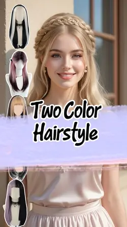 Two Color Hairstyle