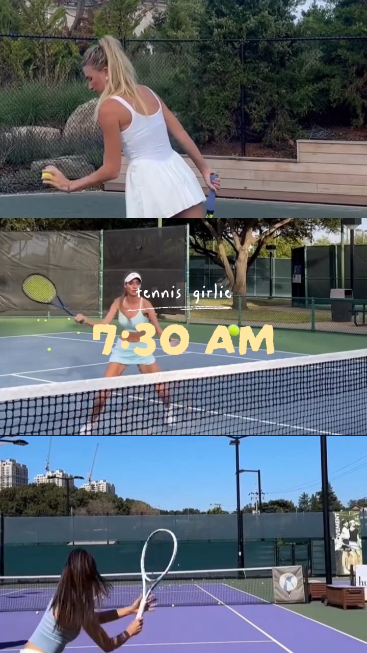 Fille de tennis