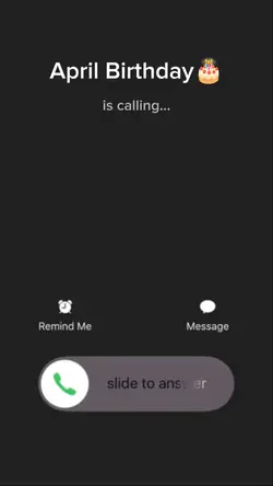 April Bday calling
