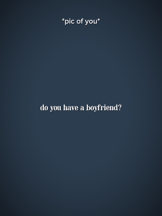 Tienes novio