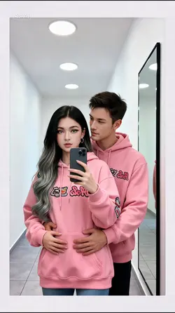 ai couple selfie