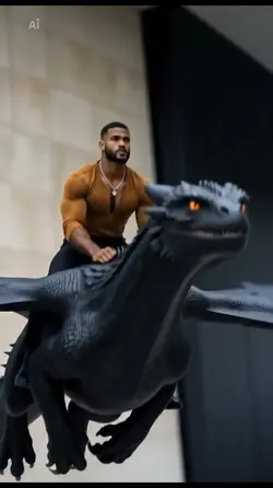 Dragon flying