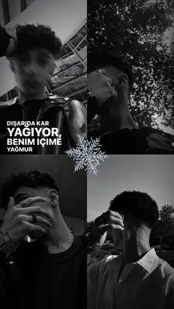 dışarda kar yağıyor