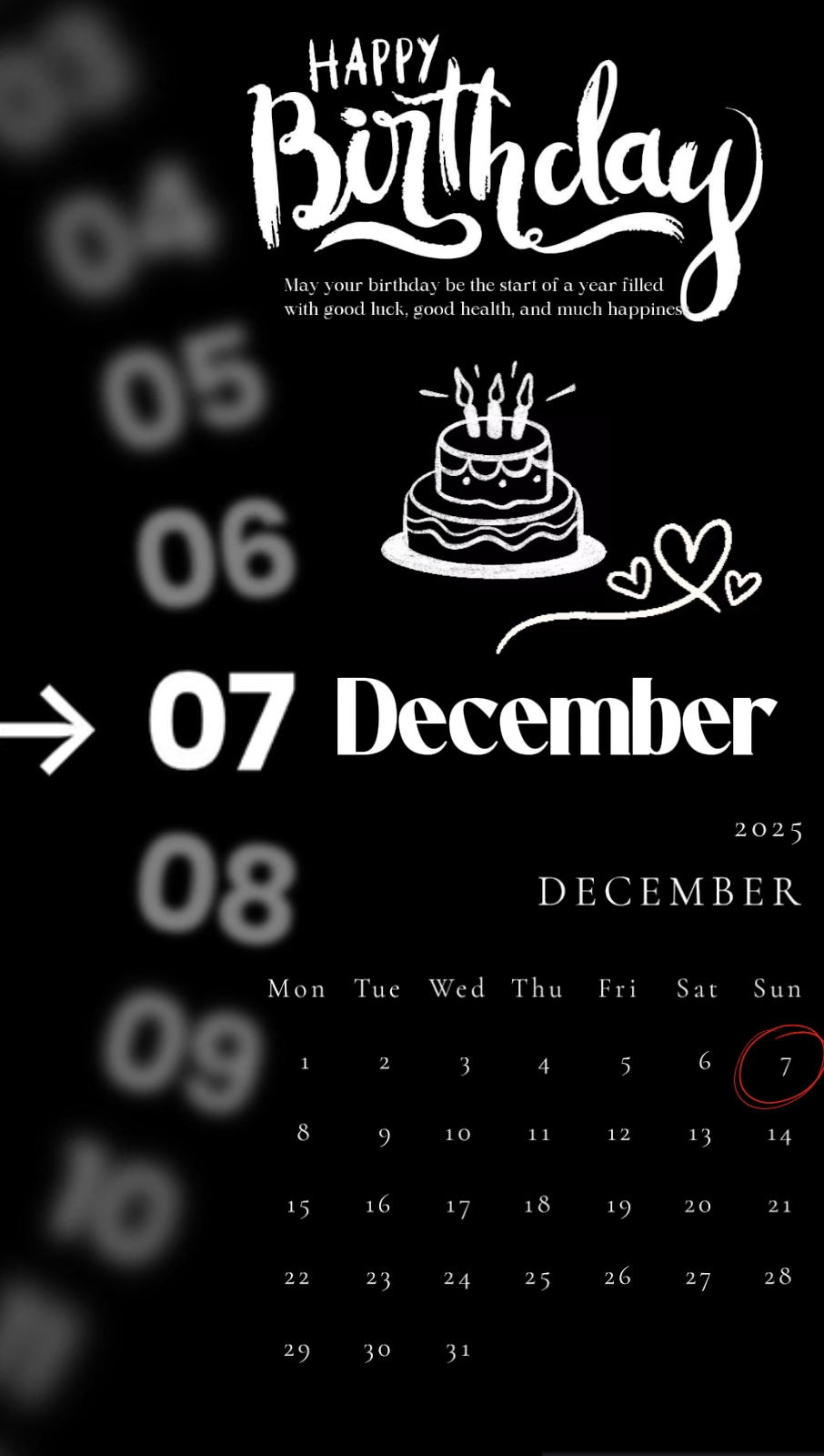 Happybirthday 07Dec