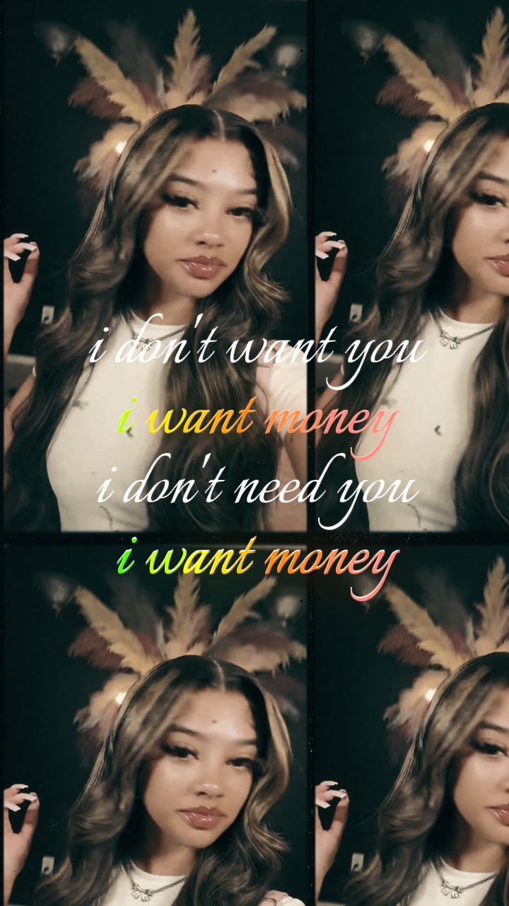 i want money