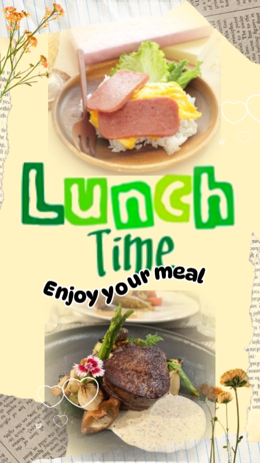 Hora do almoço...