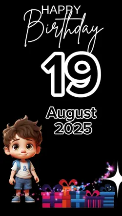 HBD My Son 19 August