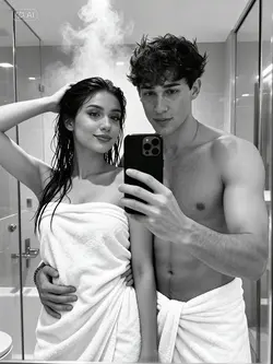 Selfie im Badezimmer