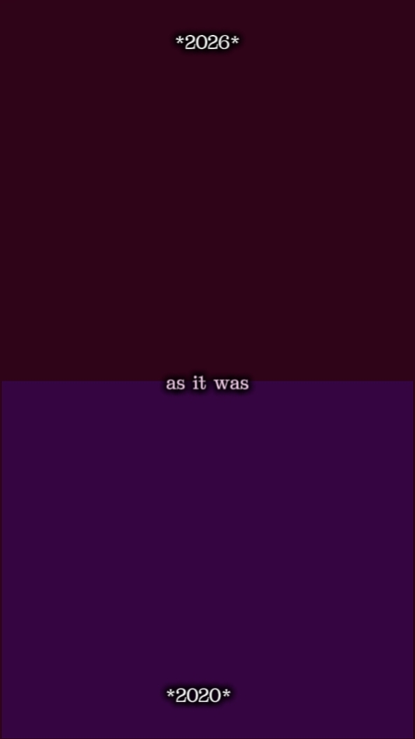 AS IT WAS