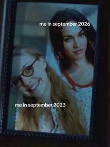 Yo en septiembre de 2023 vs