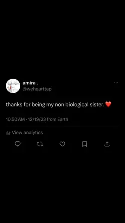 un biological sister
