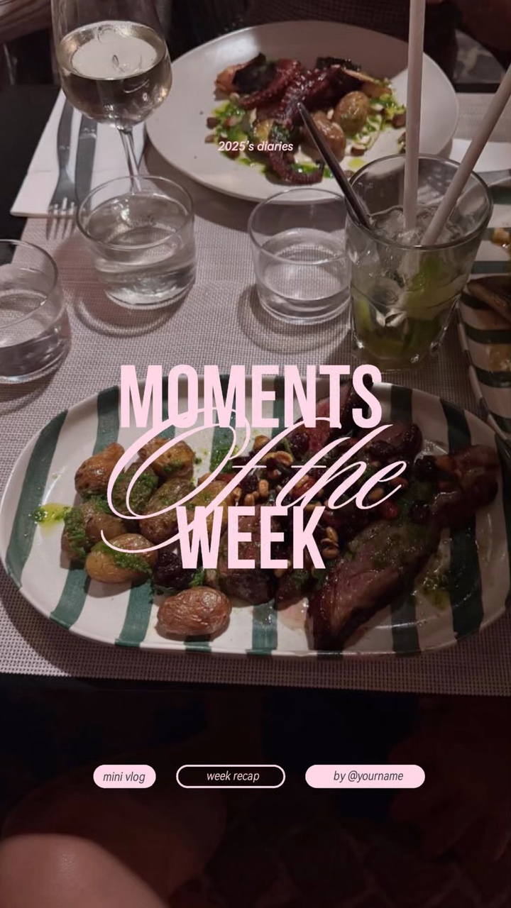 moments of the week 