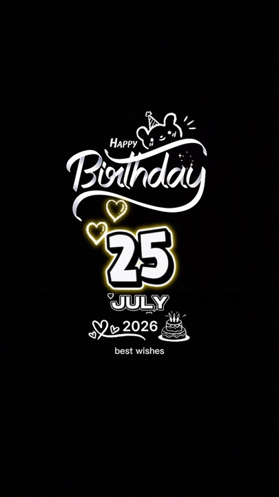Hbd 25 juillet 2026
