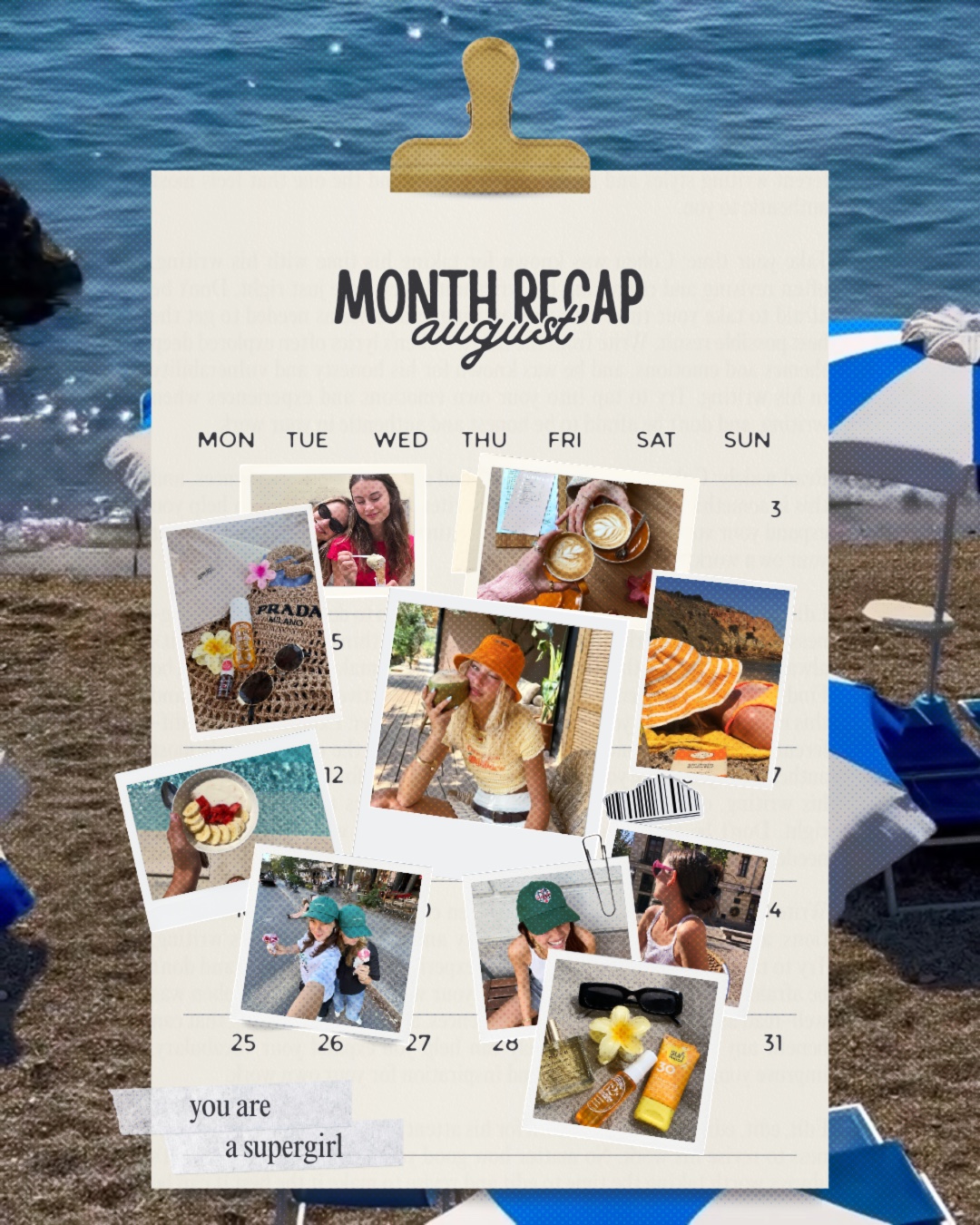 August calender