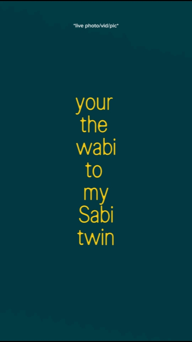 tu es le wabi