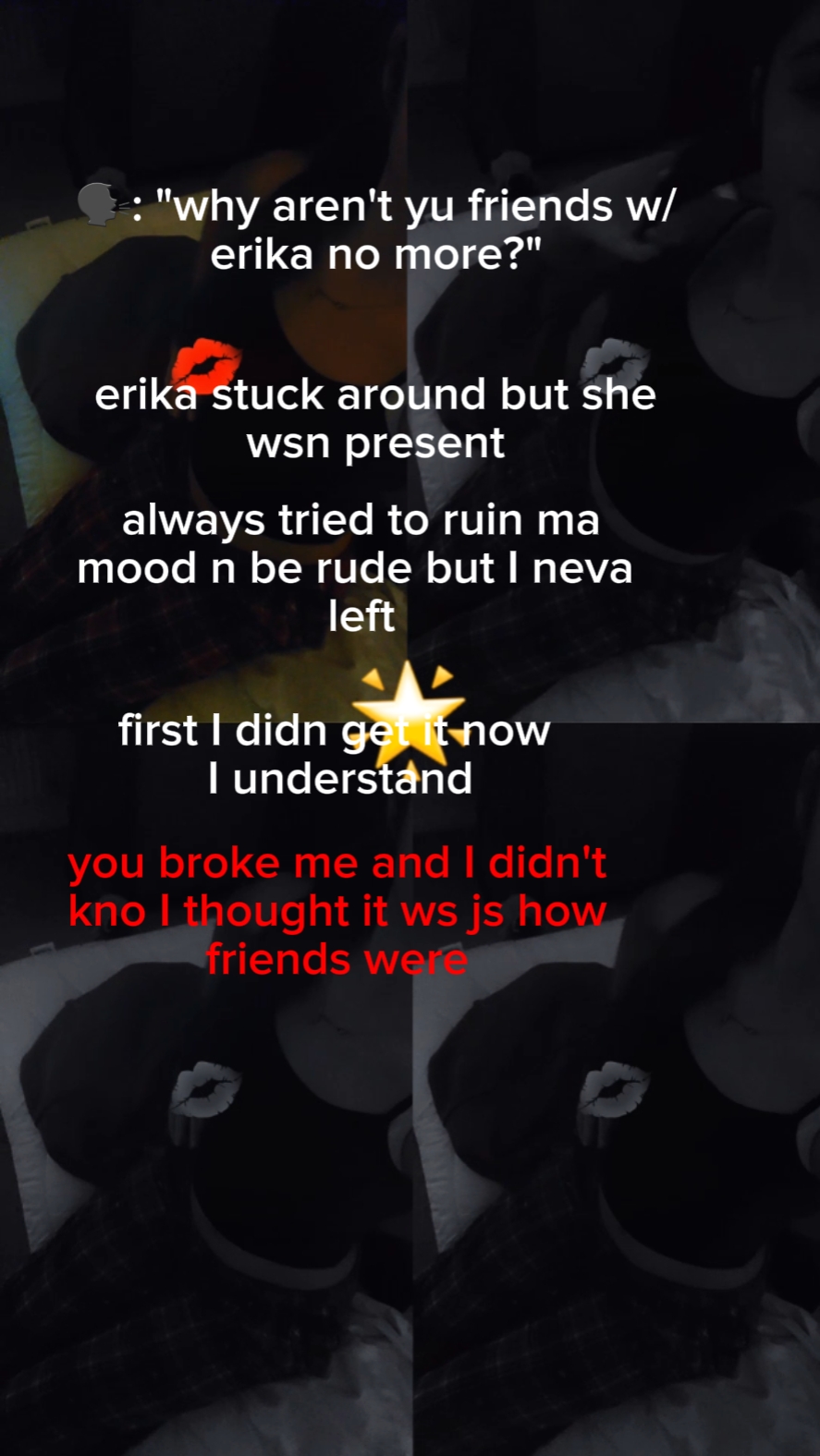 glad we aint frns no