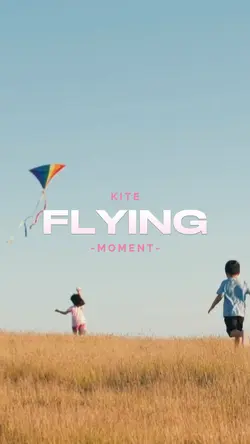 Kite Flying Moment