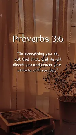 Proverbs 3:6