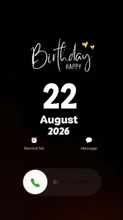 Hbd 22 August 2026