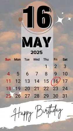 HBD 16 MEI 2025