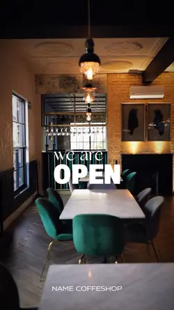 We are open