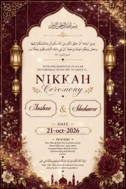 Nikkah Invitation