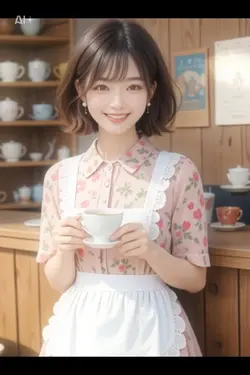 昭和喫茶店の店員さんに