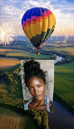 photo in the sky