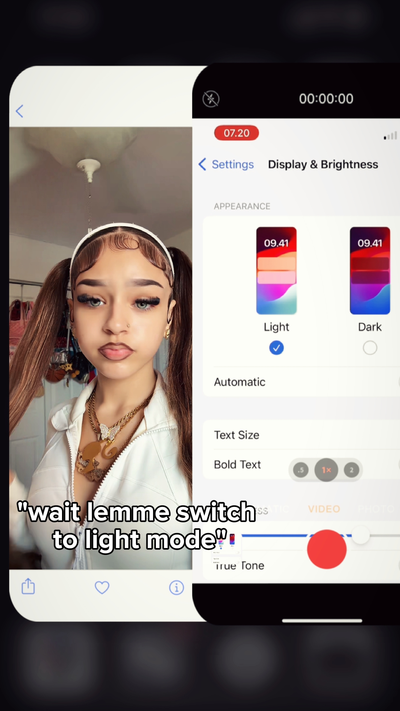 switch to light mode