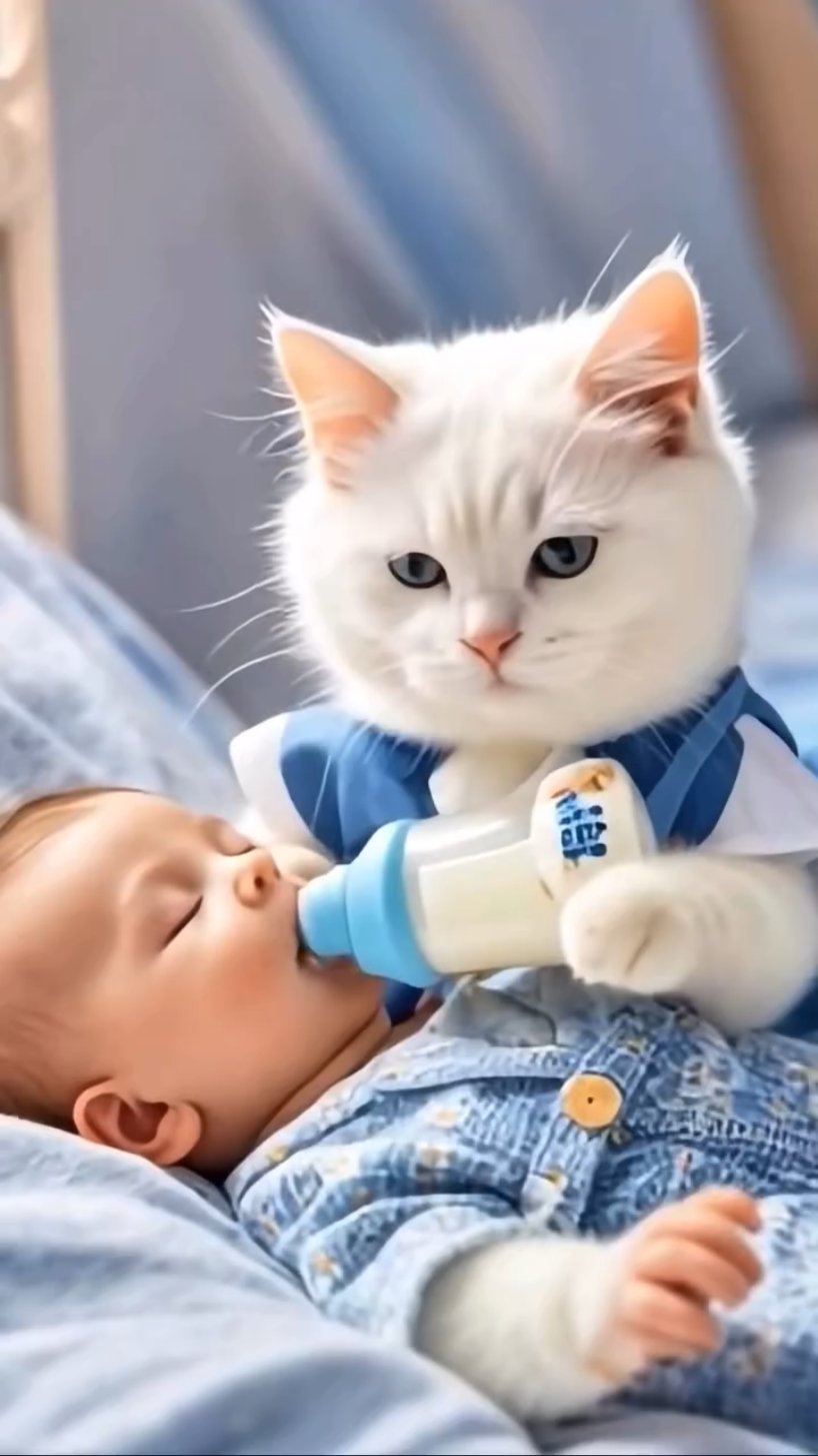 Funny Ai cat video 