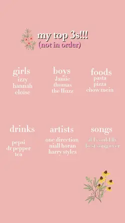 top 3s!!
