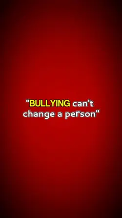 no to bullying