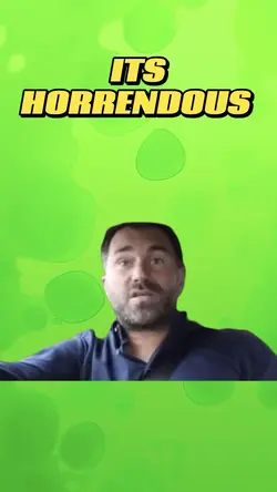 It’s horrendous 