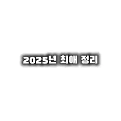 2025최애정리