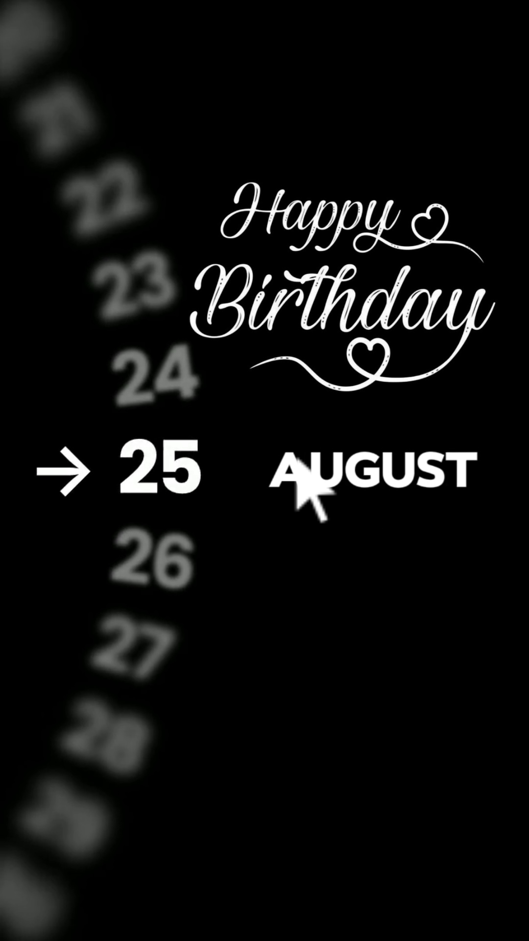 HBD 25 AOÛT 