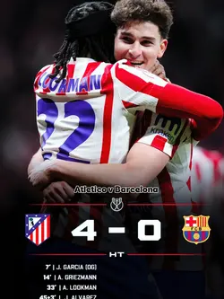 Atletico v Barcelona