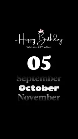 HBD 5 OCTOBER 