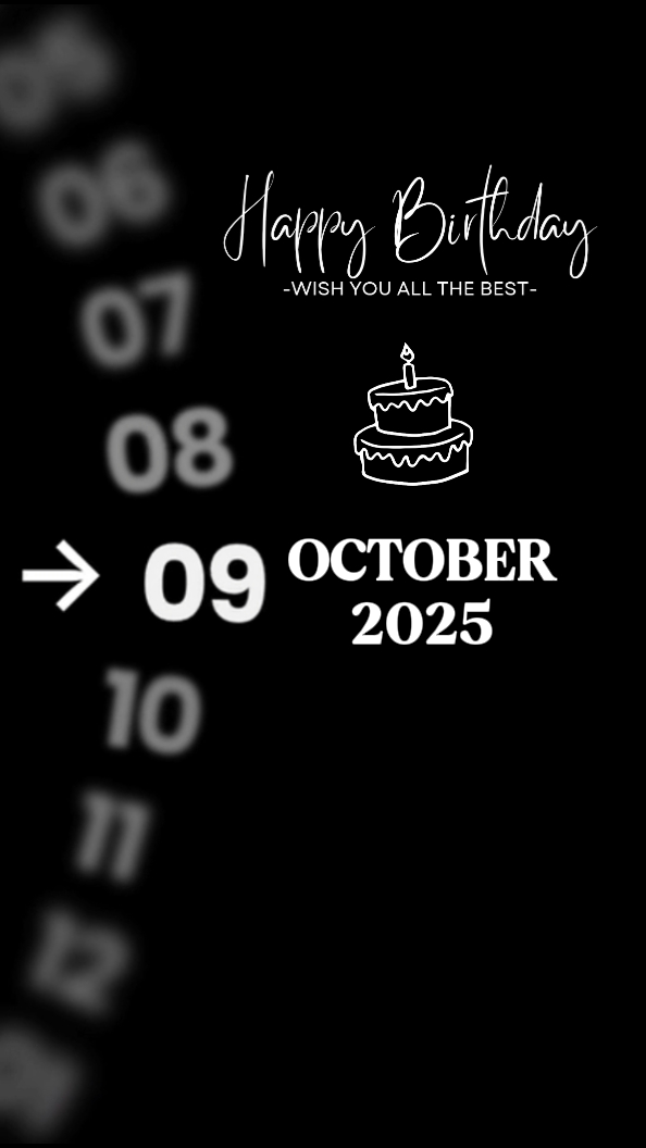 HBD 9 DE OUTUBRO 