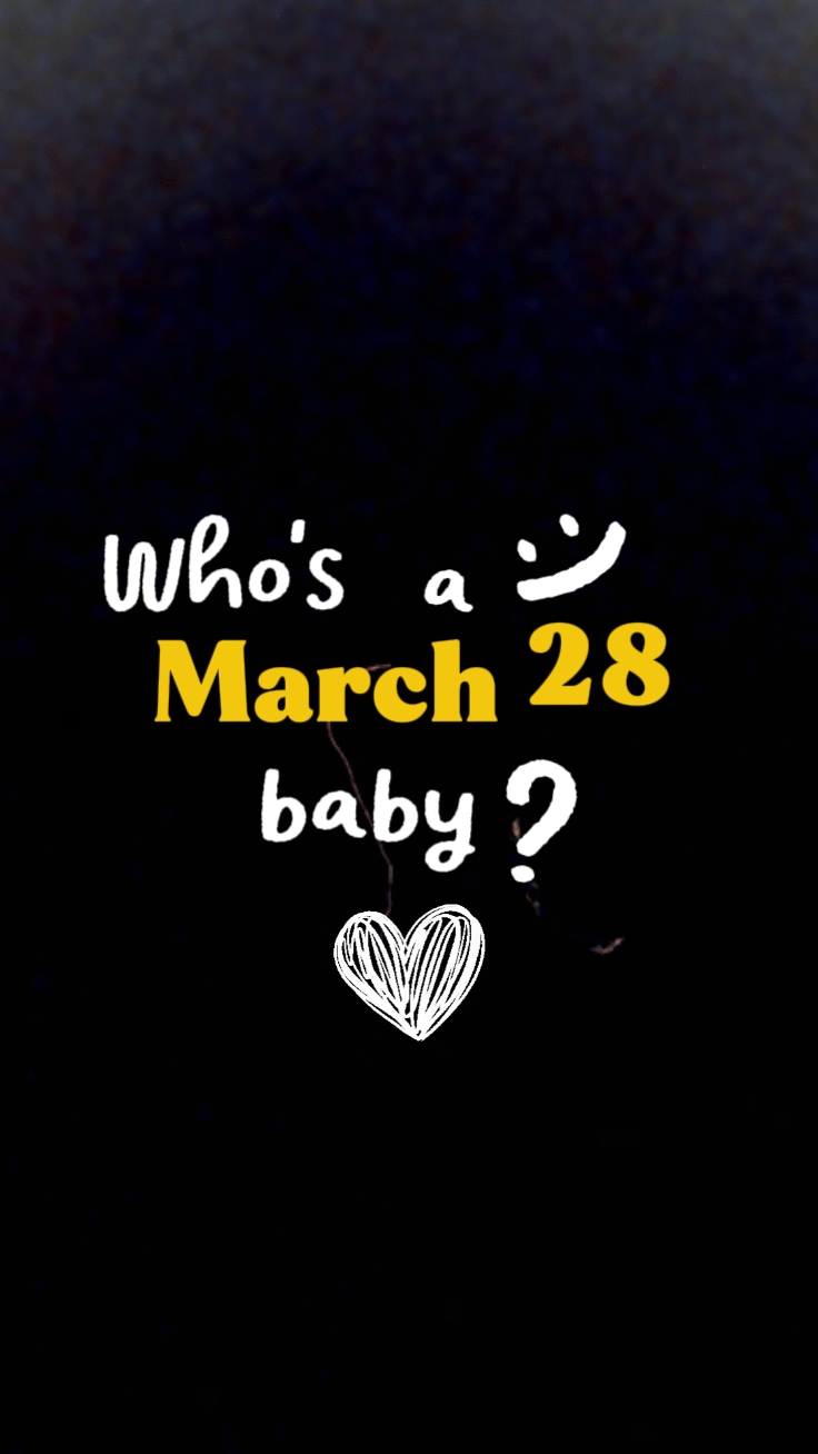 March 28 Birthday