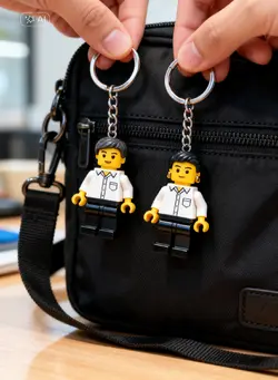 lego keychain effect