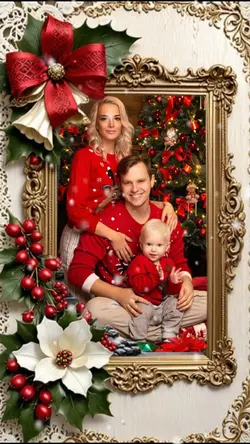 moldura de Natal 