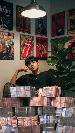 trend uang di meja