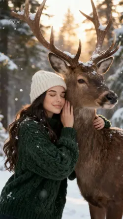 WITH REINDEER
