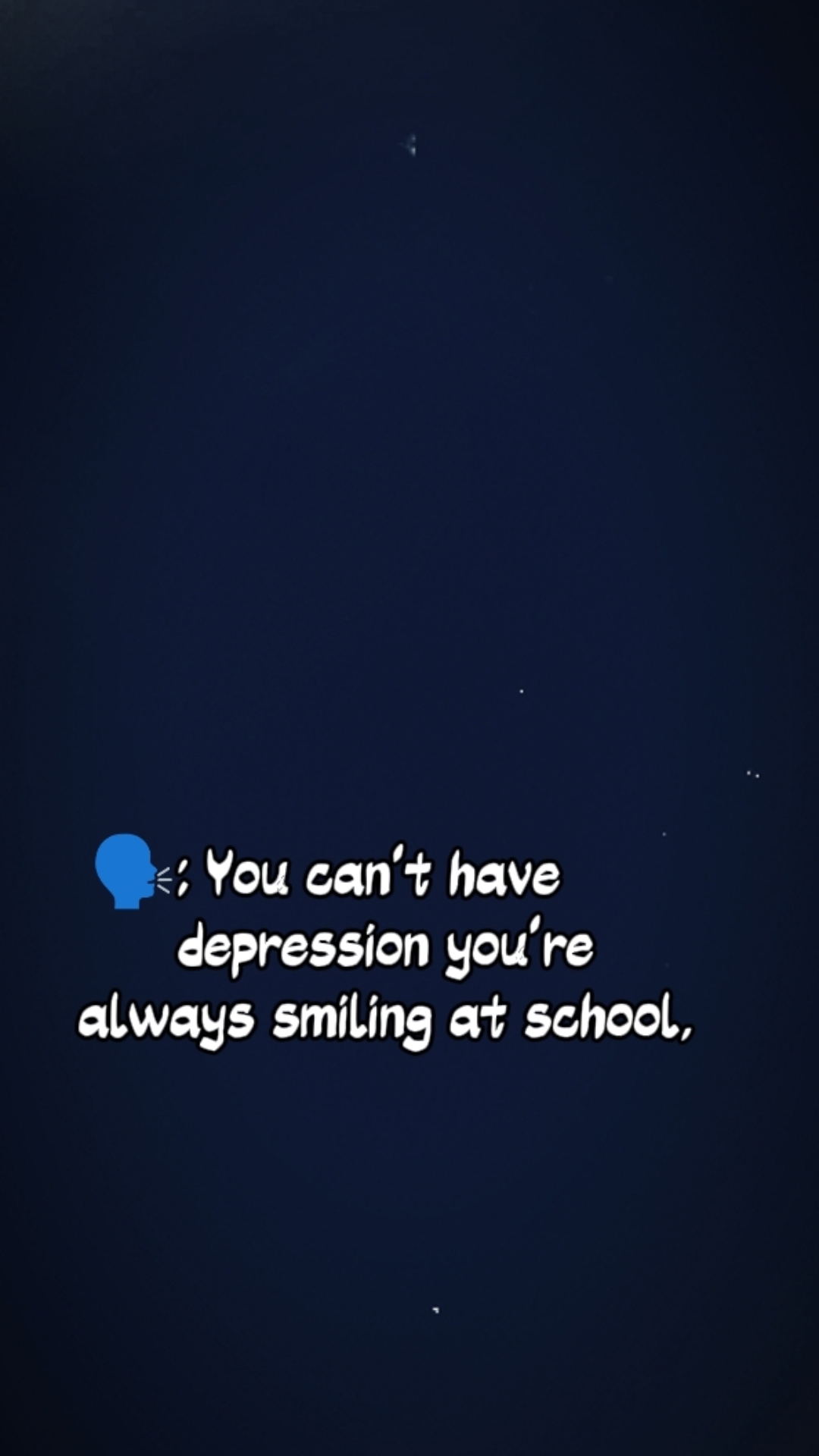 depresyona sahip olamam