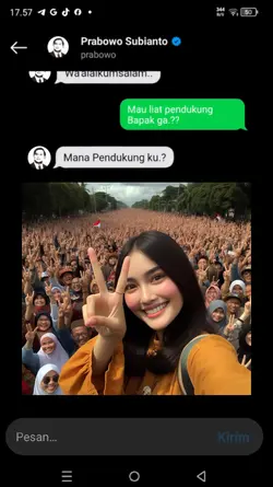 Trend DM Prabowo