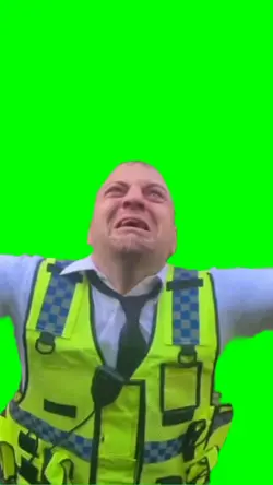 crying police