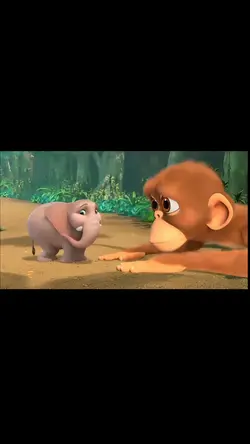 Gajah dan monyet 