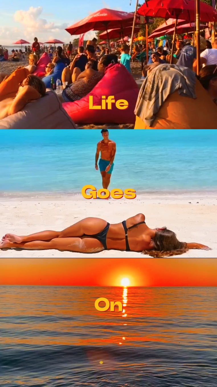 À la plage