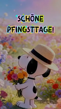 Pfingstgruß Snoopy