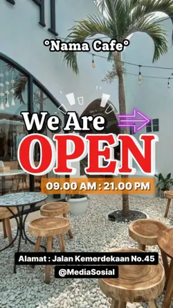 We're Open